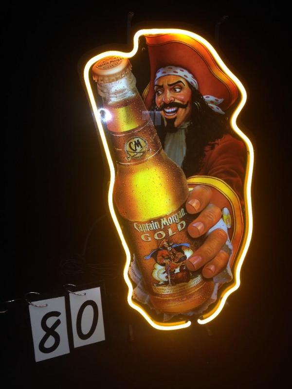 Captain Morgan neon outline. Great ...