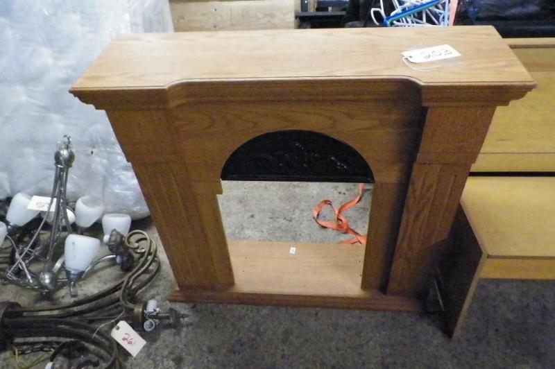 lot 203 image: Used Fireplace mantel 40 inches wid...