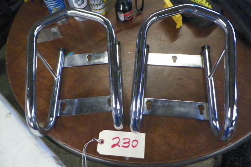 lot 230 image: 2 motorcycle stands...