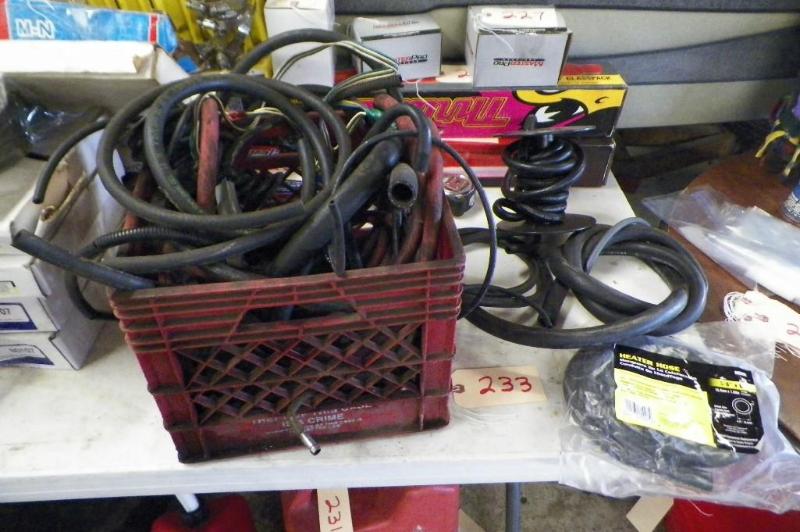 lot 233 image: Box of Misc. hoses...