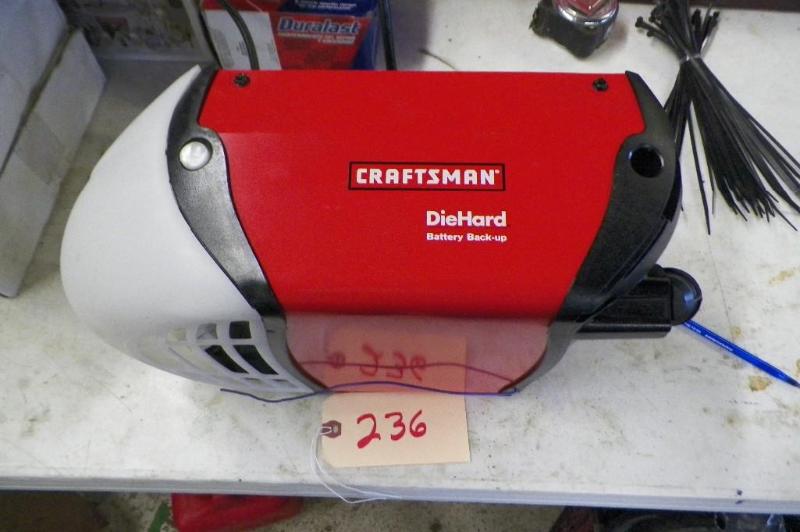lot 236 image: Craftsman Diehard Garage Door opene...