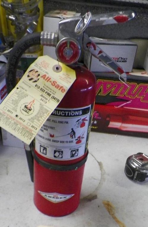 lot 239 image: Fire extinguisher checked Nov. 2012...