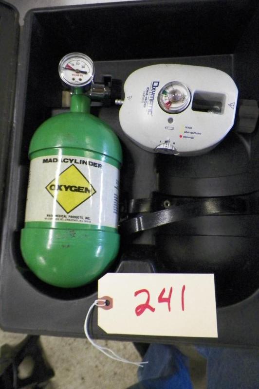 lot 241 image: MADA Oxygen Tank- Empty...