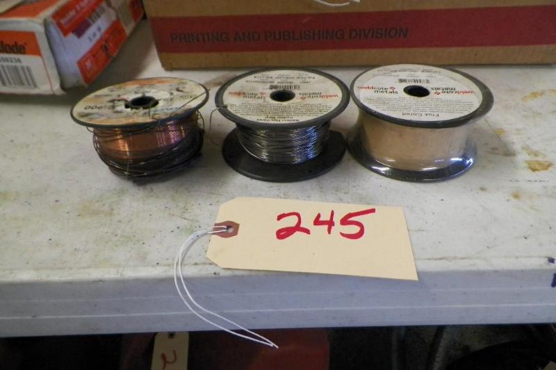 lot 245 image: 3 Spools of Wire...
