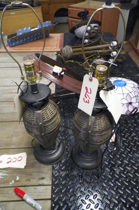 lot 263 image: 2 Lamps...