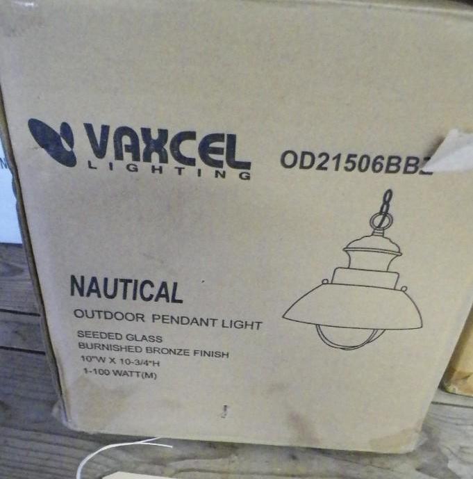 lot 266 image: New light fixture in box...