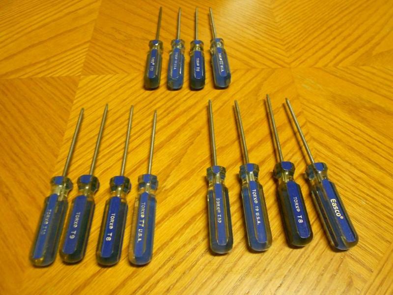 (12)&nbspEasco Torx tools....