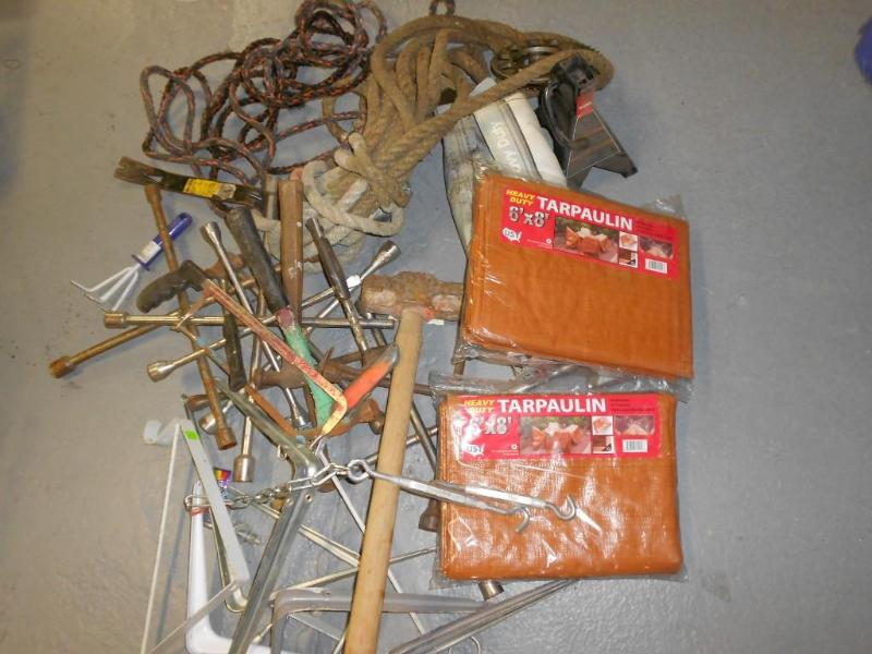 Various items like a pair of new 6...