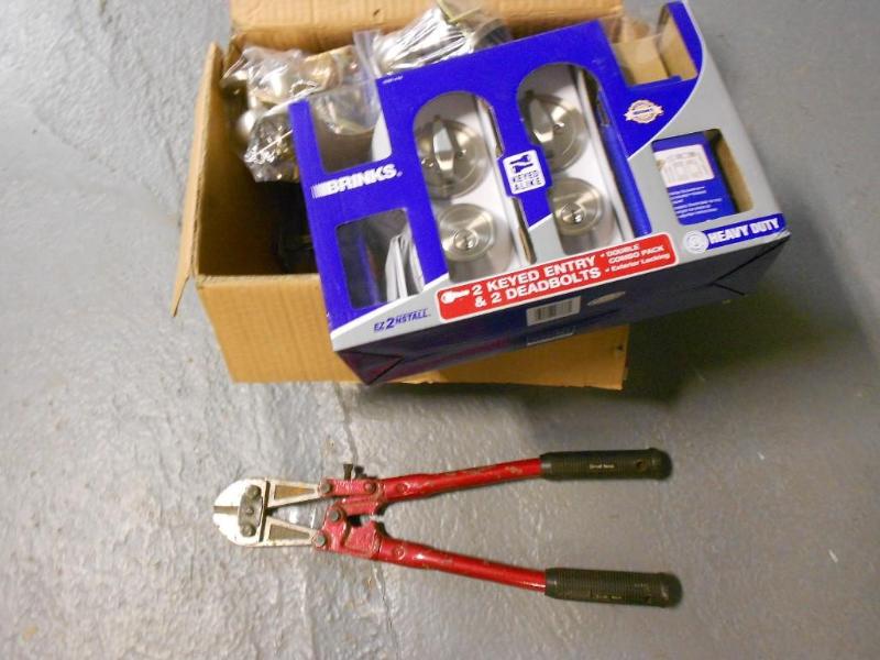 Various locks, both interior and ex...