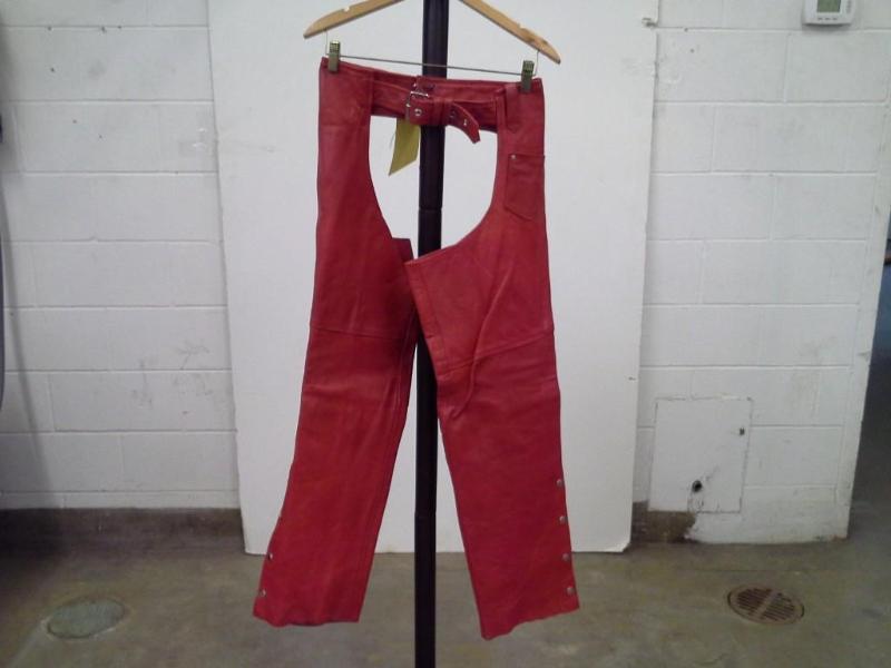 Hot Leathers, Red Chaps, size small...
