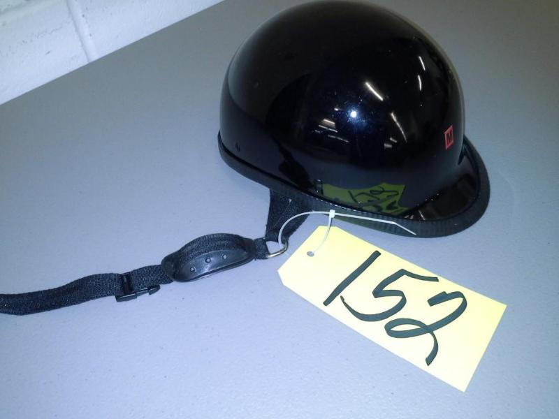 Hawk helmet, gloss black finish, si...