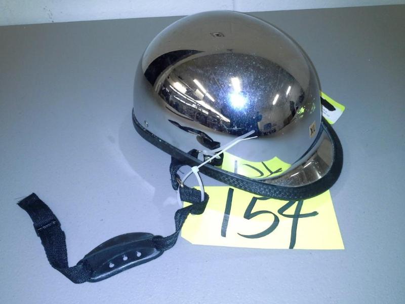 Hawk helmet, chrome finish, size XL...