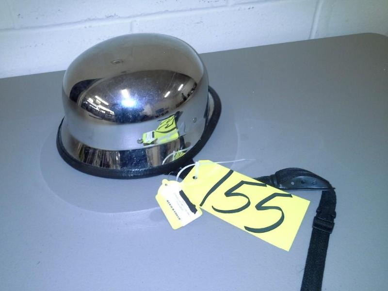German helmet, chrome finish, size ...