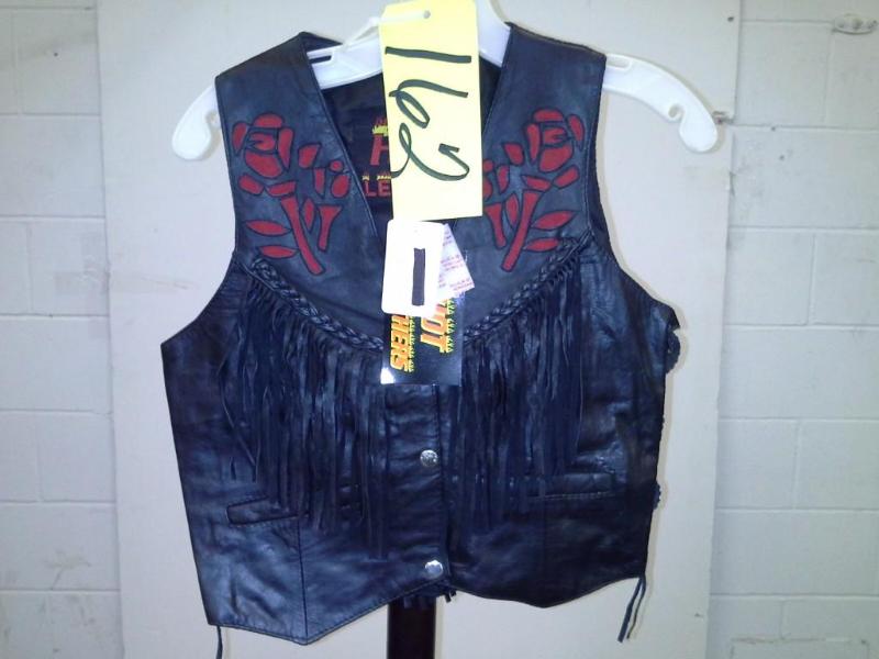 Hot Leathers, ladies, fringe, red r...