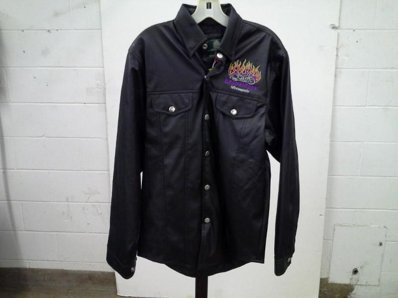 Zara Waterproof Leather Shirt, men...