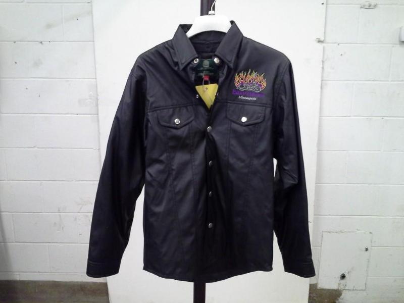 Zara Waterproof Leather Shirt, men...