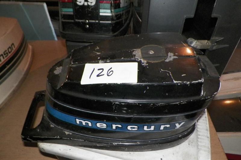 lot 126 image: Mercury 45 Hood with Chip...