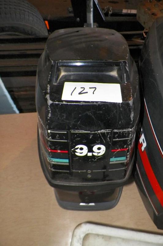 lot 127 image: Mercury 9.9 HP Hood...