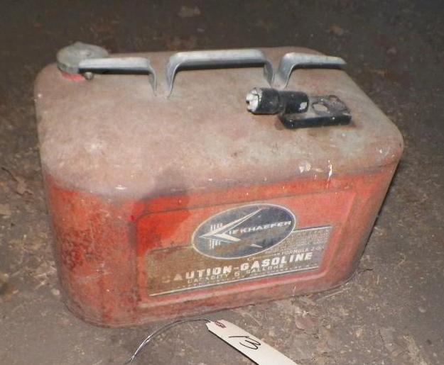 lot 13 image: Mercury 6 Gallon Gas Tank...