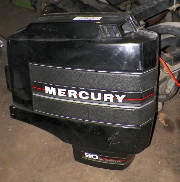 lot 133 image: Mercury 90 Left & Right Hood - ...