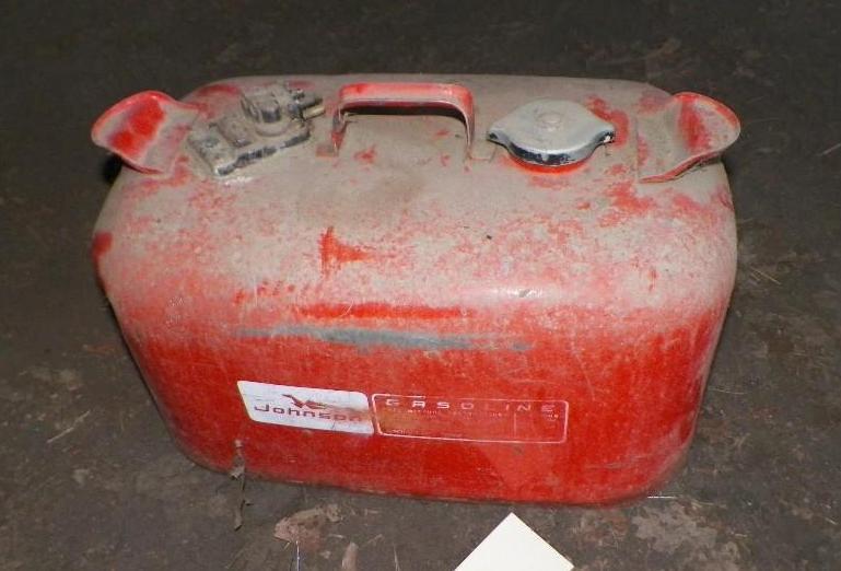 lot 14 image: Johnson 6 Gallon Gas Tank...