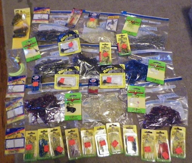 lot 6 image: Lot of Fishing Lures including plas...