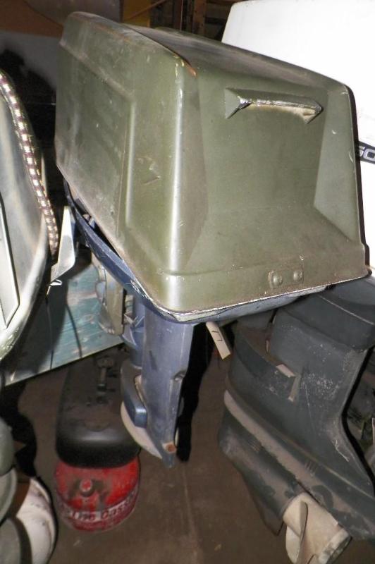 lot 74 image: 25 HP Evinrude Motor completenear ...