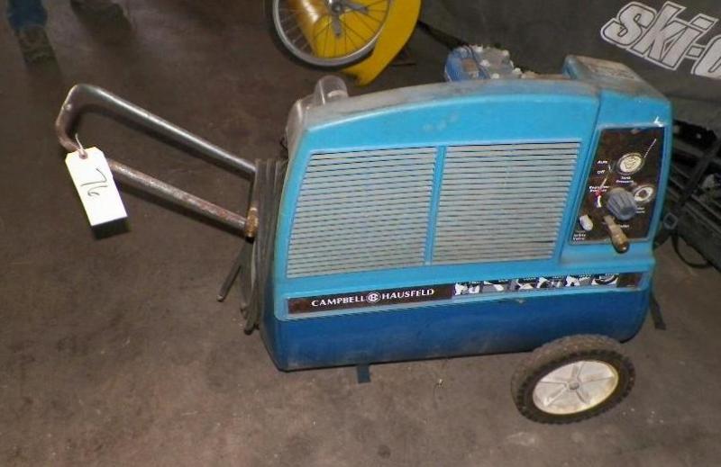 lot 76 image: Campbell Hausfield 2 HP Compressor....