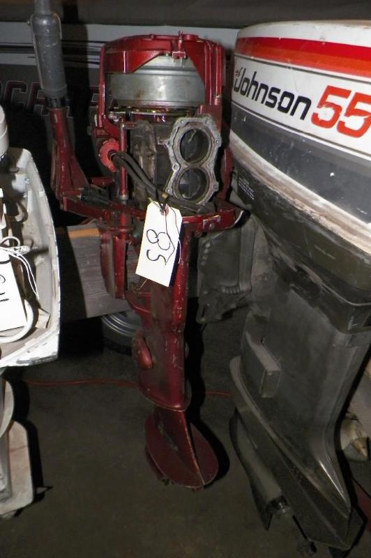 lot 85 image: 1960s Johnson 5 12 HP Motor. &nbs...