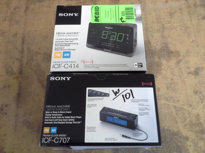 lot 101 image: (2) piece lot - 1 Sony Dream Machin...