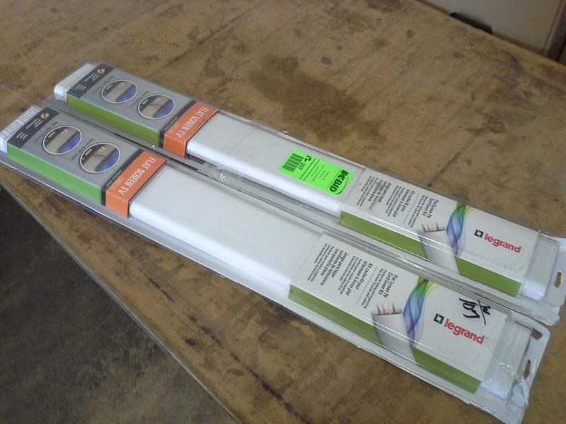 lot 107 image: (2) piece lot-Legrand Flat Screen T...