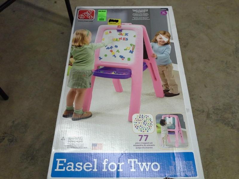 lot 11 image: Step 2 Easel for Two. Bidder is res...