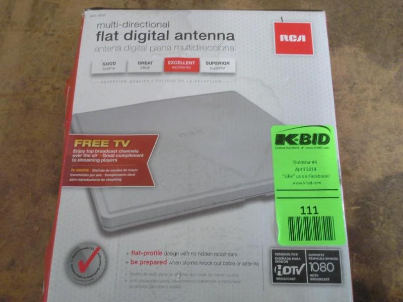 lot 111 image: RCA, model ANT1400F, flat digital a...