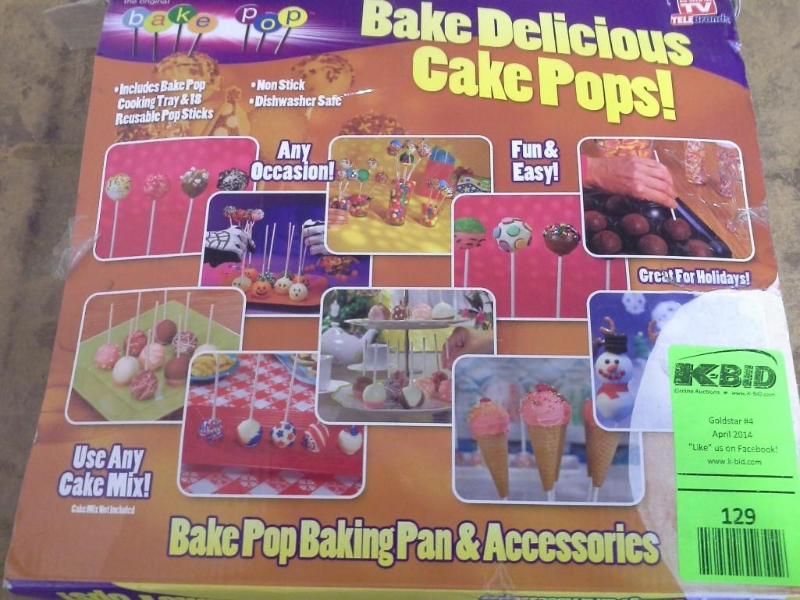 lot 129 image: Bake Delicious Cake Pops. Bidder is...