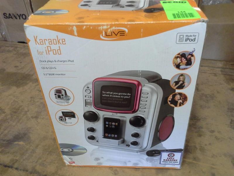 lot 144 image: iLIVE, Karaoke for IPod, IJ328, doc...