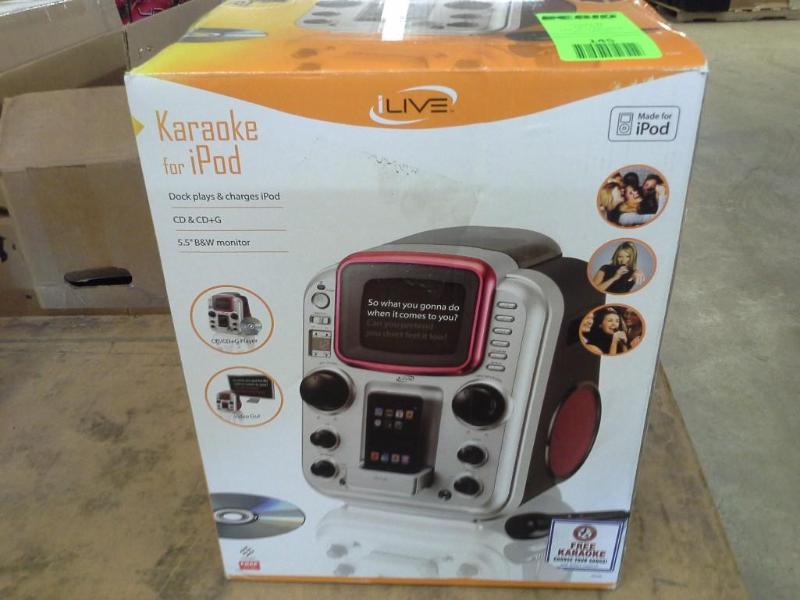 lot 145 image: iLIVE, Karaoke for IPod, IJ328, doc...