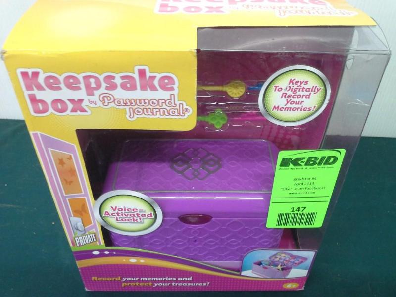 lot 147 image: MATTEL, GIRL Tech, keepsake box. Bi...
