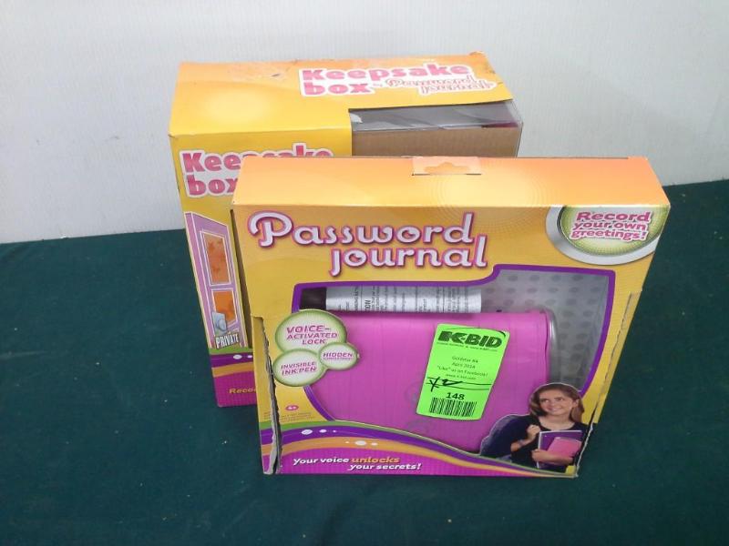 lot 148 image: MATTEL, GIRL Tech, keepsake box and...