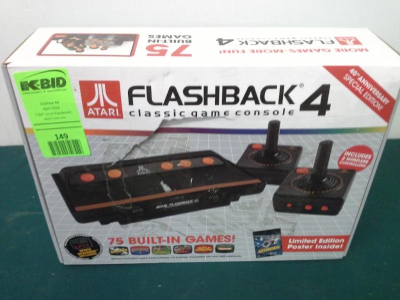 lot 149 image: ATARI, Flashback 4, classic game co...
