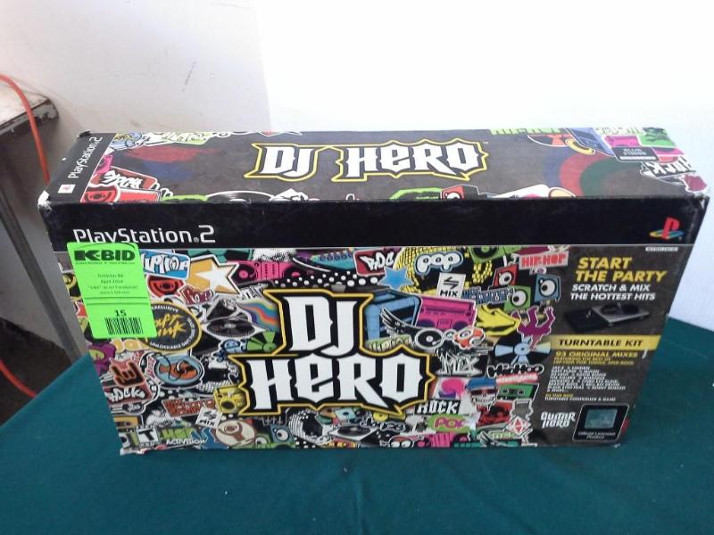 lot 15 image: DJ Hero Turntable Kit for PlayStati...