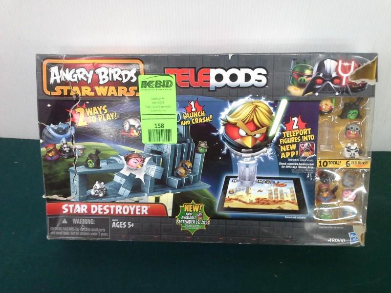 lot 158 image: Hasbro, Angry Birds, star wars, tel...