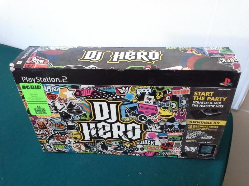 lot 16 image: DJ Hero Turntable Kit for PlayStati...