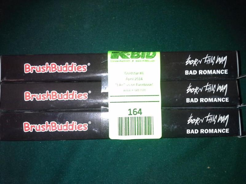 lot 164 image: 3 BrushBuddies, LADY GAGA, Singing ...