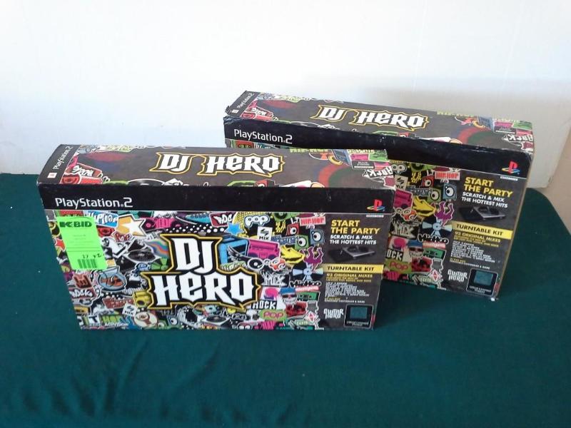 lot 17 image: (2) piece lot - DJ Hero Turntable K...