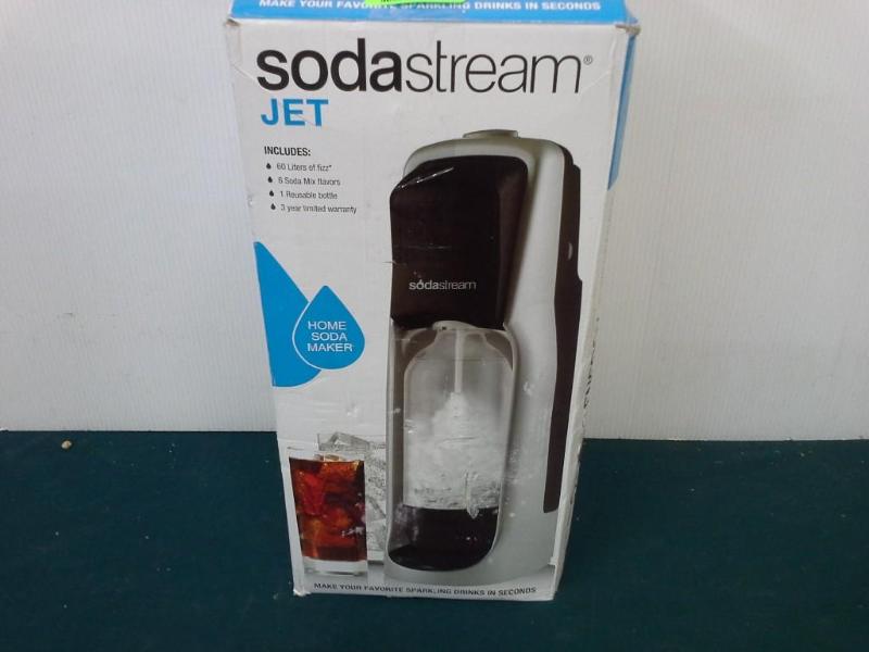 lot 215 image: sodastream, model jet, home soda ma...