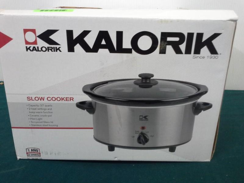 lot 217 image: KALORIK, SC 38598 SS, 3.7qt. slow c...