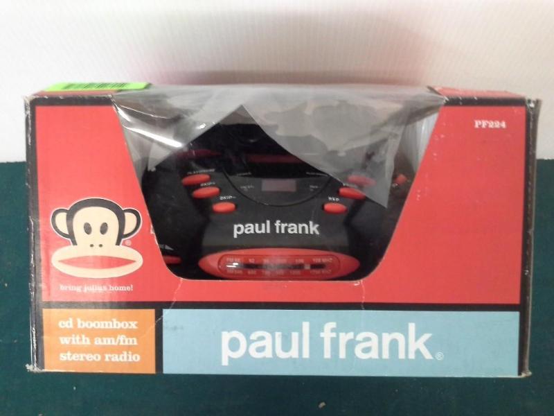 lot 233 image: 2 Paul frank, Julius, cd boom box w...