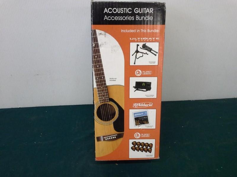 lot 245 image: ULTIMATE SUPPORT, Acoustic guitar a...
