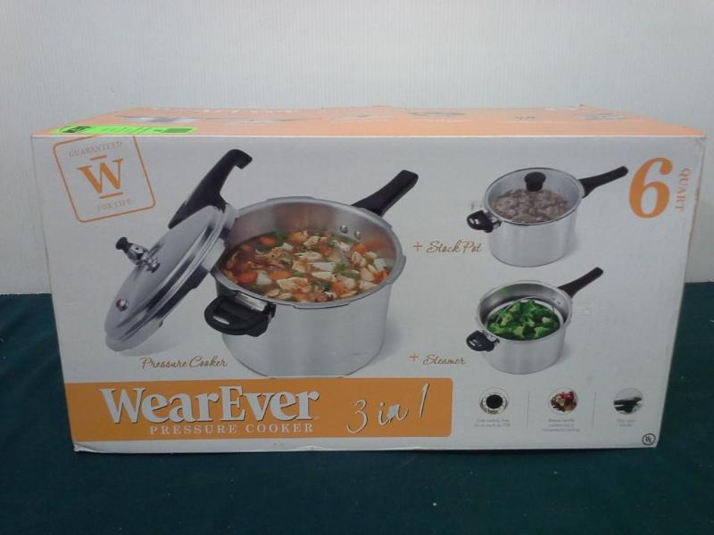 lot 249 image: WEAREVER, 3 IN 1, pressure cooker. ...