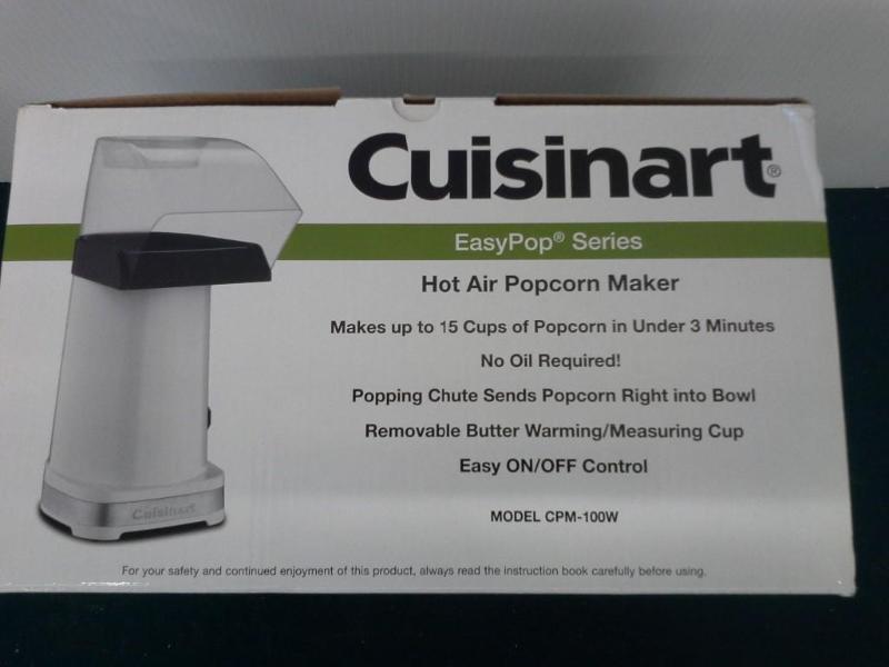 lot 256 image: Cuisinart, cpm-100w, hot air popcor...
